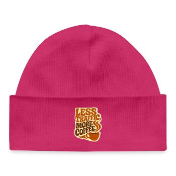 Zéro Transport, Max Caféine : Le Workflow Ultime - Bonnet bébé bio - hot pink - Devant