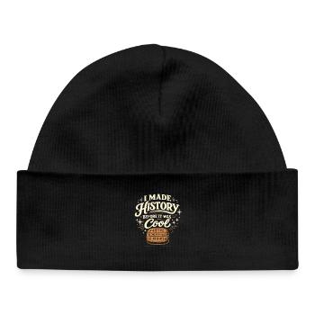 Ancient Mesopotamia, Sumerian - Baby Organic Beanie - black - Front