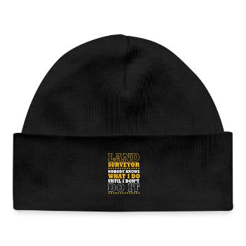 Surveyor - Baby Organic Beanie - black - Front
