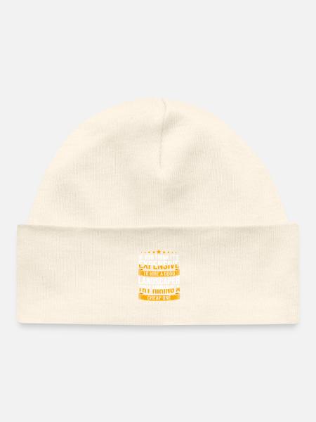 Landscaper Gardener Gardener Garden - Baby Organic Beanie - black