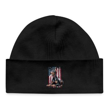 Doberman US Dobermann - Baby Organic Beanie - black - Front