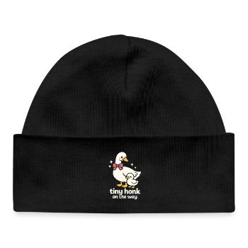 Tiny Honk - Baby Organic Mütze - Schwarz - Vorne