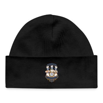 Sourdough Bread Baking Baker Miau Local Sourdough - Baby Organic Beanie - black - Front