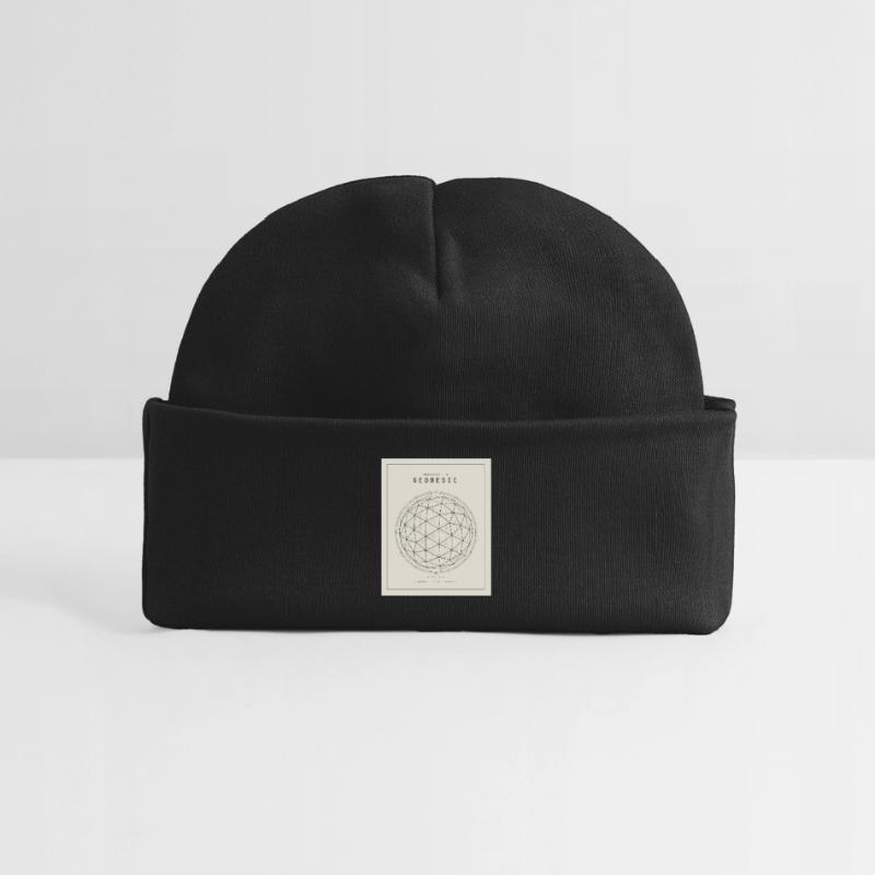 Geodesian Sphere Geometry Pattern Baby Organic Beanie