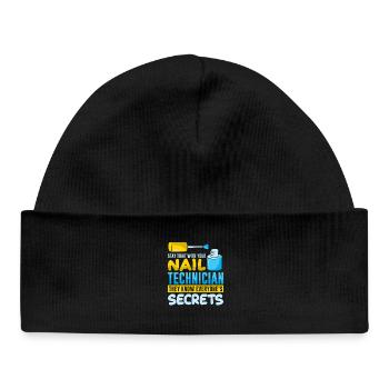 Nail Designer Nail Designer Cosmetics Nail Salon - Baby Organic Beanie - black - Front