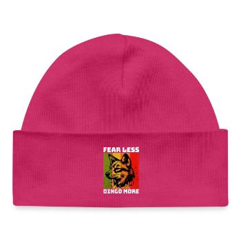 Dingo Australischer Wildhund - Baby Organic Mütze - hot Pink - Vorne