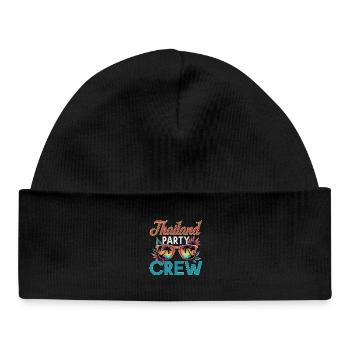 Thailand Crew - Baby Organic Mütze - Schwarz - Vorne