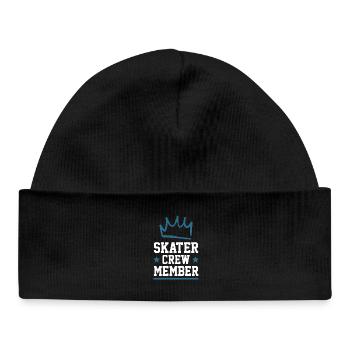 Équipe de patineurs - Bonnet bébé bio - noir - Devant