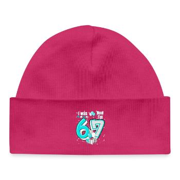 I was 6 Now Im 7 Birthday Shirt Kids 7 Birthday - Bonnet bébé bio - hot pink - Devant