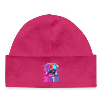 16. Geburtstag Junge Mädchen - Baby Organic Mütze - hot Pink - Vorne