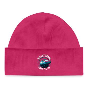 Club de fans du Train À Mare - Bonnet bébé bio - hot pink - Devant