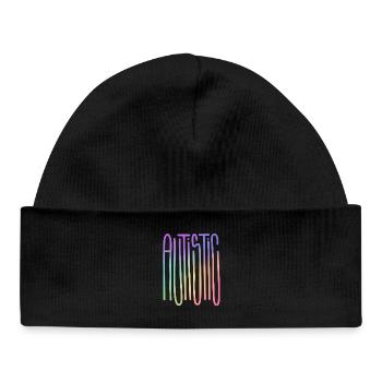 Flux du spectre autistique - Bonnet bébé bio - noir - Devant