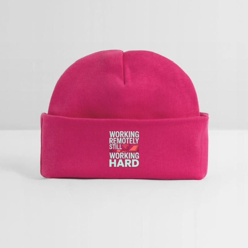 Remote Developer Working Remotely Web Programmer Baby Organic Beanie