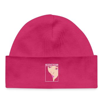 Beautician Make-up Cosmetics - Baby Organic Beanie - hot pink - Front