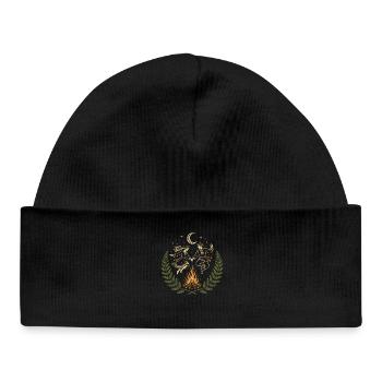 Kupala Night Dance - Baby Organic Beanie - black - Front