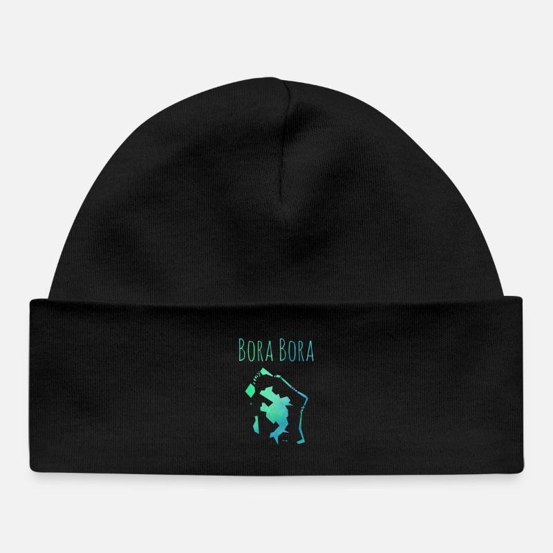 bora bora - Bonnet bébé bio - noir