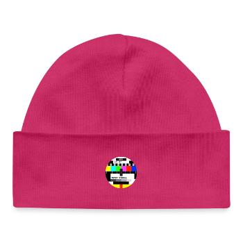 pas de signal - Bonnet bébé bio - hot pink - Devant