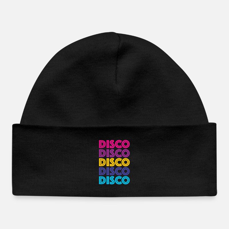 Disco Disco Disco - Baby Organic Mütze - Schwarz
