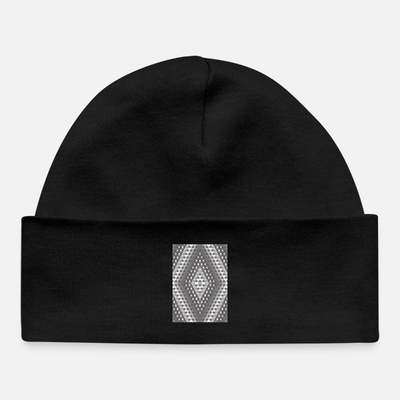 Dégradé de gris - Bonnet bébé bio - noir