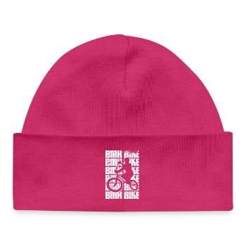 Vélo BMX - Bonnet bébé bio - hot pink - Devant
