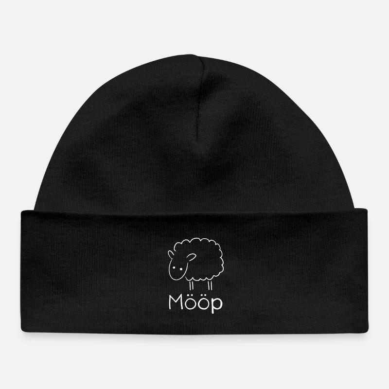 Mööp - Bonnet bébé bio - noir