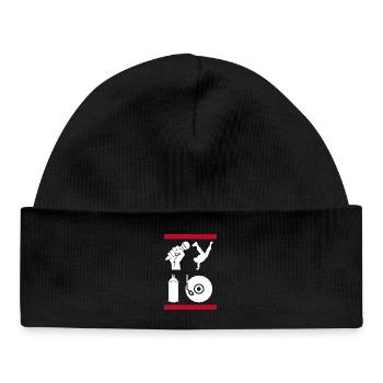 The 4 Elements of Hip-Hop - Baby Organic Beanie - black - Front