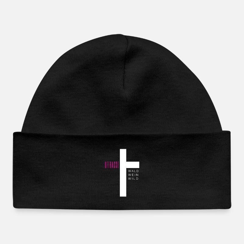 Croix de Saint-Jean - Bonnet bébé bio - noir