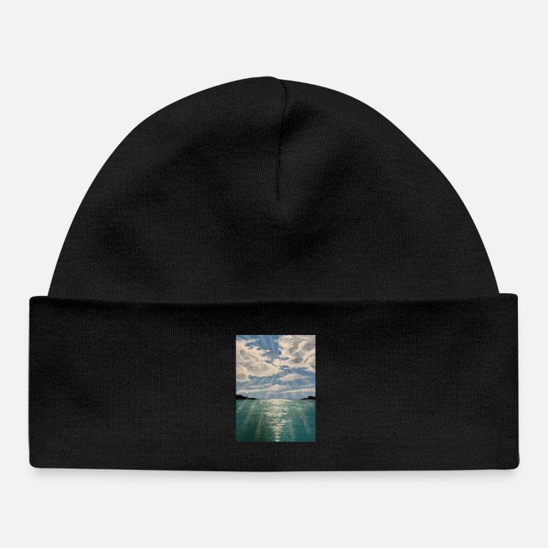 Soleil - Bonnet bébé bio - noir