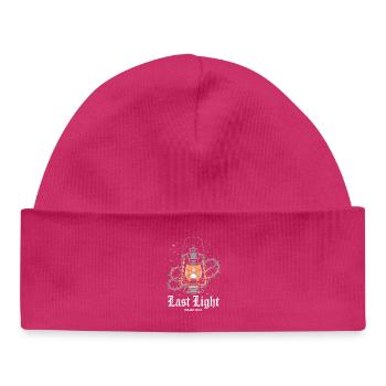 Vintage Lantern Christian - Baby Organic Beanie - hot pink - Front