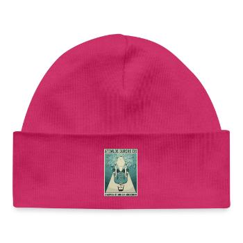 Atemlos durchs Eis - Baby Organic Mütze - hot Pink - Vorne