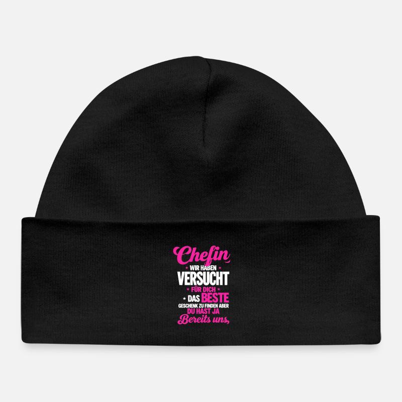 Patron que nous avons essayé de trouver - Bonnet bébé bio - noir