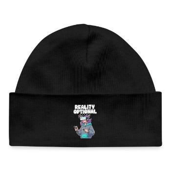 Reality Optionnel VR Gamer - Bonnet bébé bio - noir - Devant