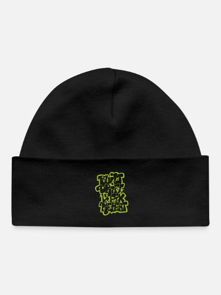 Dérivée construite Fix Repeat 02 - Bonnet bébé bio - noir