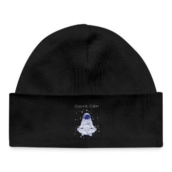 Sérénité cosmique - Bonnet bébé bio - noir - Devant