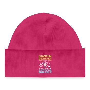 Quantenphysik Quantenmechanik Quantensprung - Baby Organic Mütze - hot Pink - Vorne