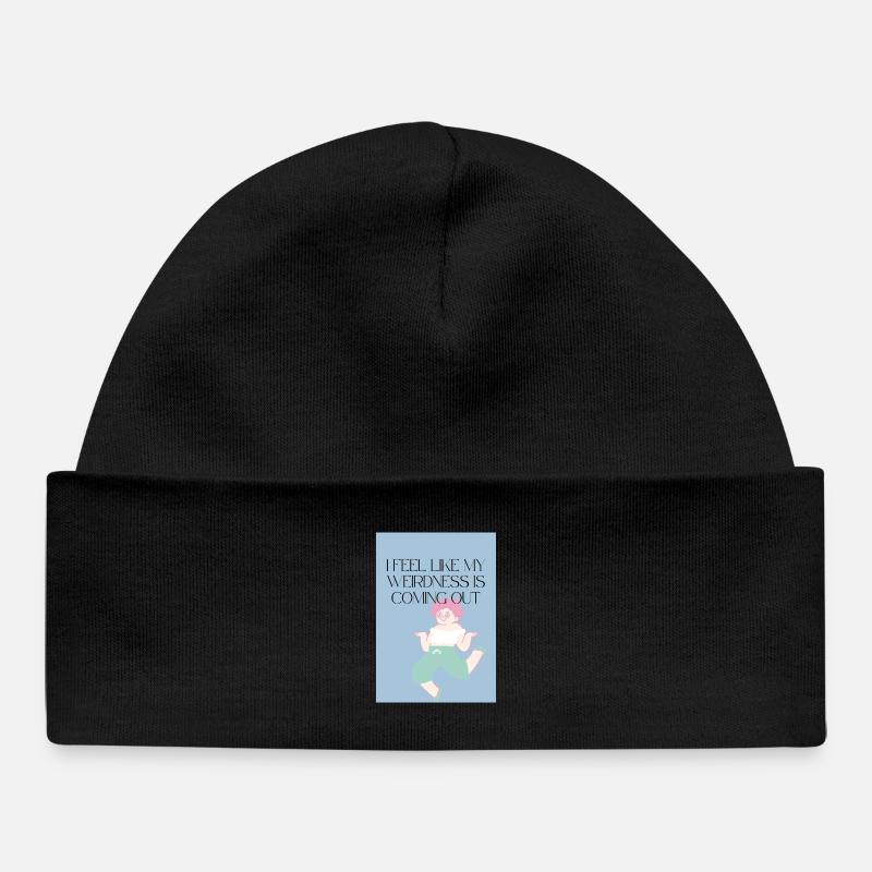 Sensation étrange - Bonnet bébé bio - noir