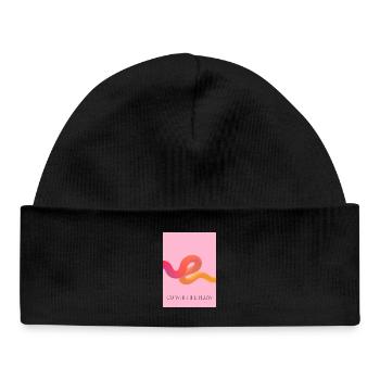 Suivre le courant - Bonnet bébé bio - noir - Devant
