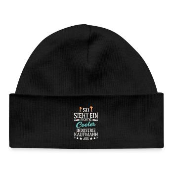 Cool industrial clerk - Baby Organic Beanie - black - Front
