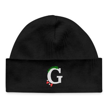 g - Baby Organic Beanie - black - Front