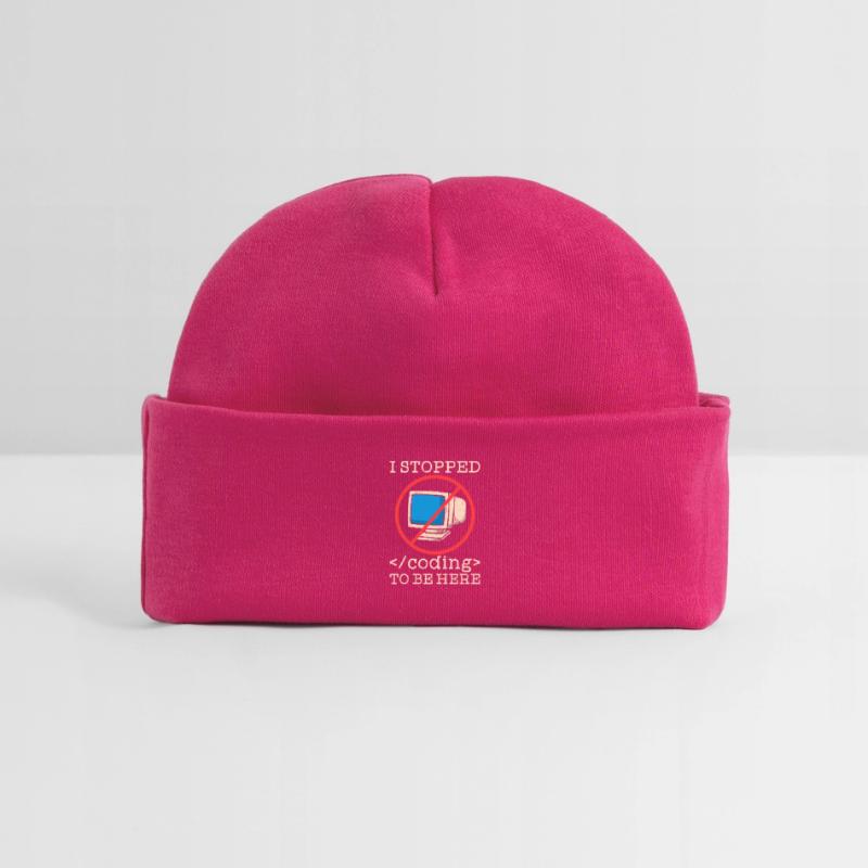 Programmer en train de coder drôle Bonnet bébé bio