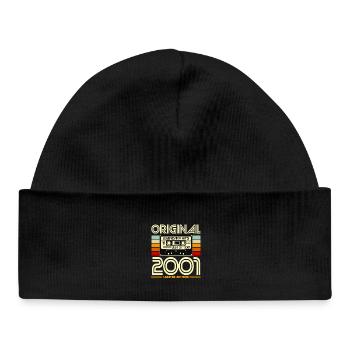 Original 2001 Hits Cassette Vintage - Baby Organic Beanie - black - Front