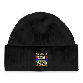 Originale Kassetten-Retro-Edition von 1976 - Baby Organic Mütze - Schwarz - Vorne