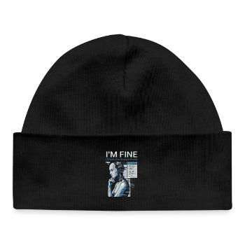 Check The Source Code - Baby Organic Beanie - black - Front