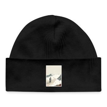Summit Road - Cycling Memory - Baby Organic Beanie - black - Front