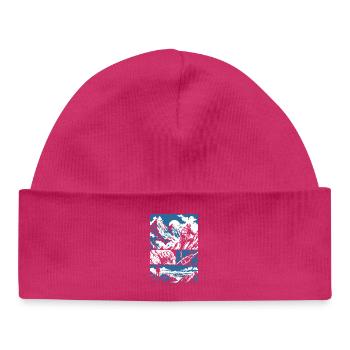 Climb Mountain Adventure - Baby Organic Mütze - hot Pink - Vorne