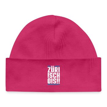 Züri isch ois - Zürich - Züri Regiert - Baby Organic Mütze - hot Pink - Vorne