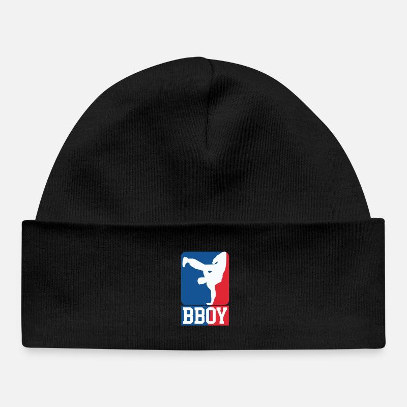 Breakdance B-Boy Streetdance Design Hip Hop Danse - Bonnet bébé bio - noir