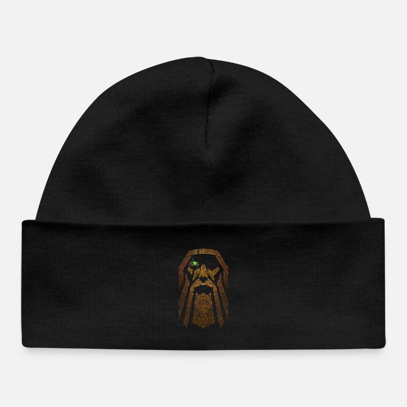Viking - Bonnet bébé bio - noir