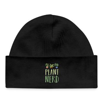 Plantes Végétales - Bonnet bébé bio - noir - Devant