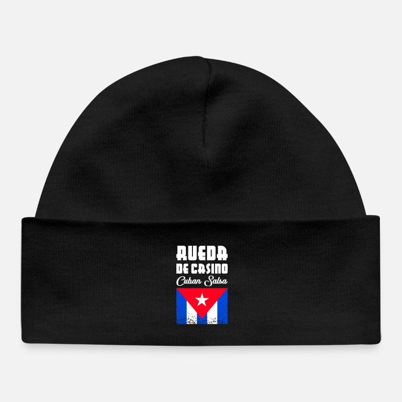 Rueda de Casino - Salsa cubaine - Bonnet bébé bio - noir